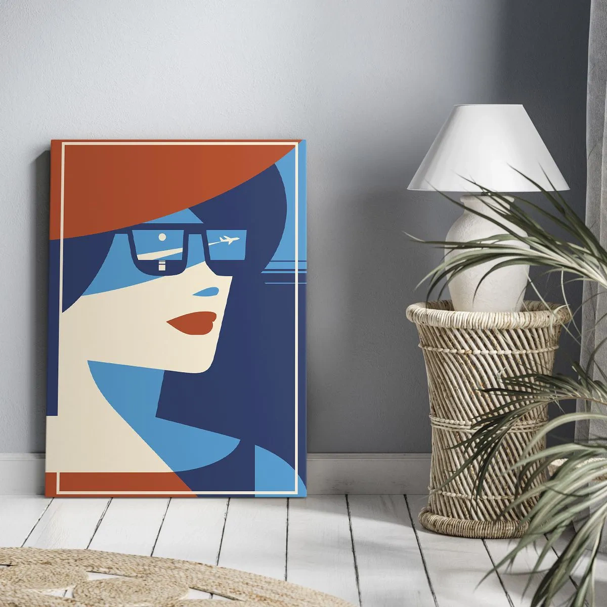 Canvas picture - Holiday Travel - 55x100 cm