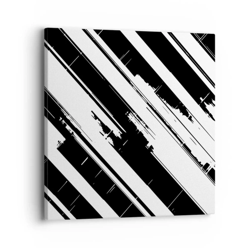 Canvas picture - Intensive and Dynamic Composition - 40x40 cm