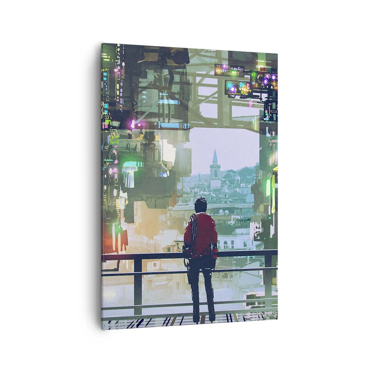 Canvas picture - Two Worlds - 70x100 cm