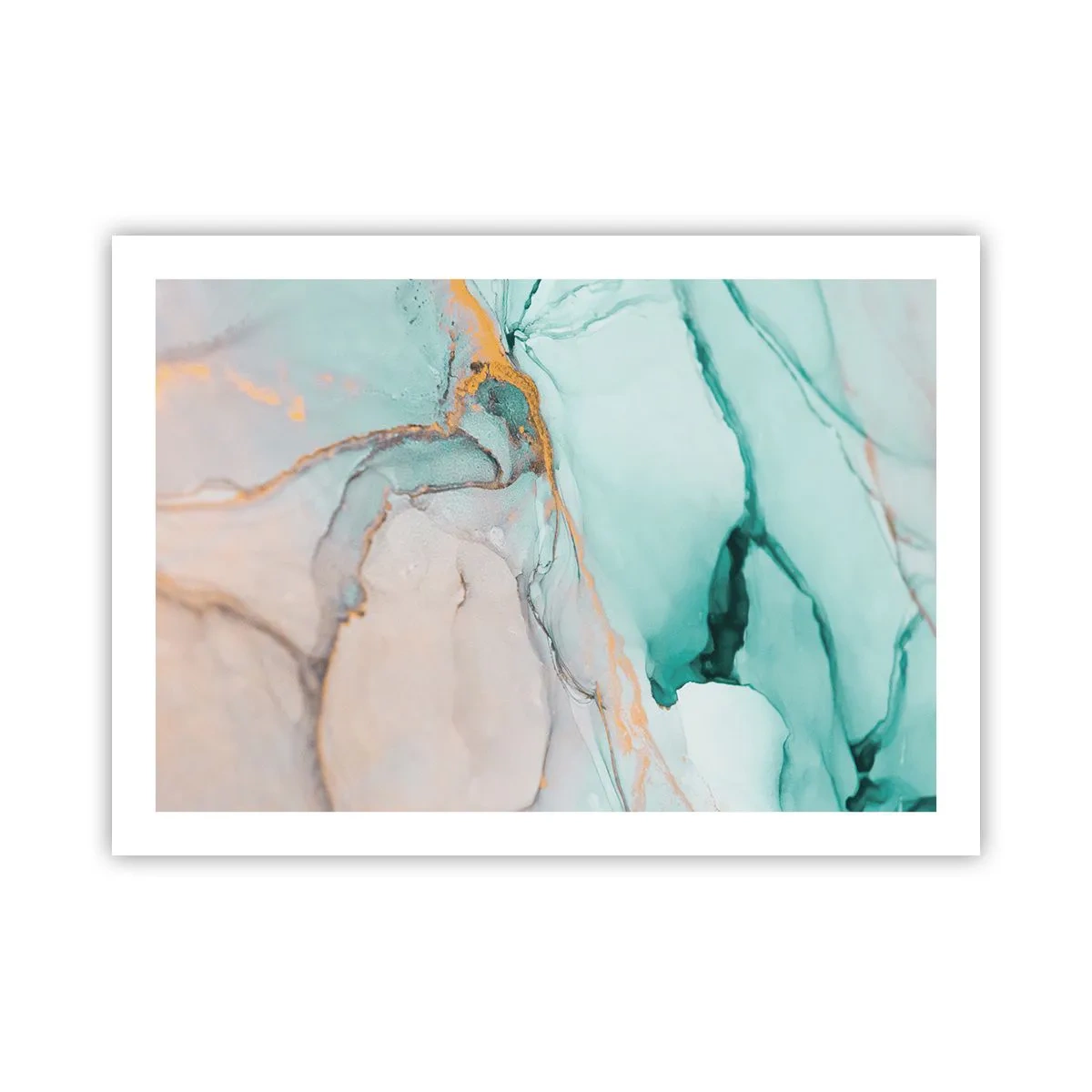 Poster - Dance of Shapes and Colours - 70x50 cm