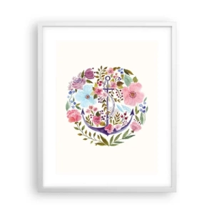 Poster in white frmae - Good Dream of a Sailor - 40x50 cm