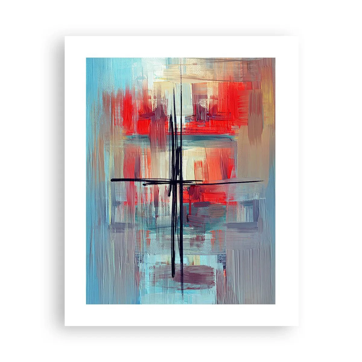 Poster - Landscape in a foreign Dimension - 40x50 cm