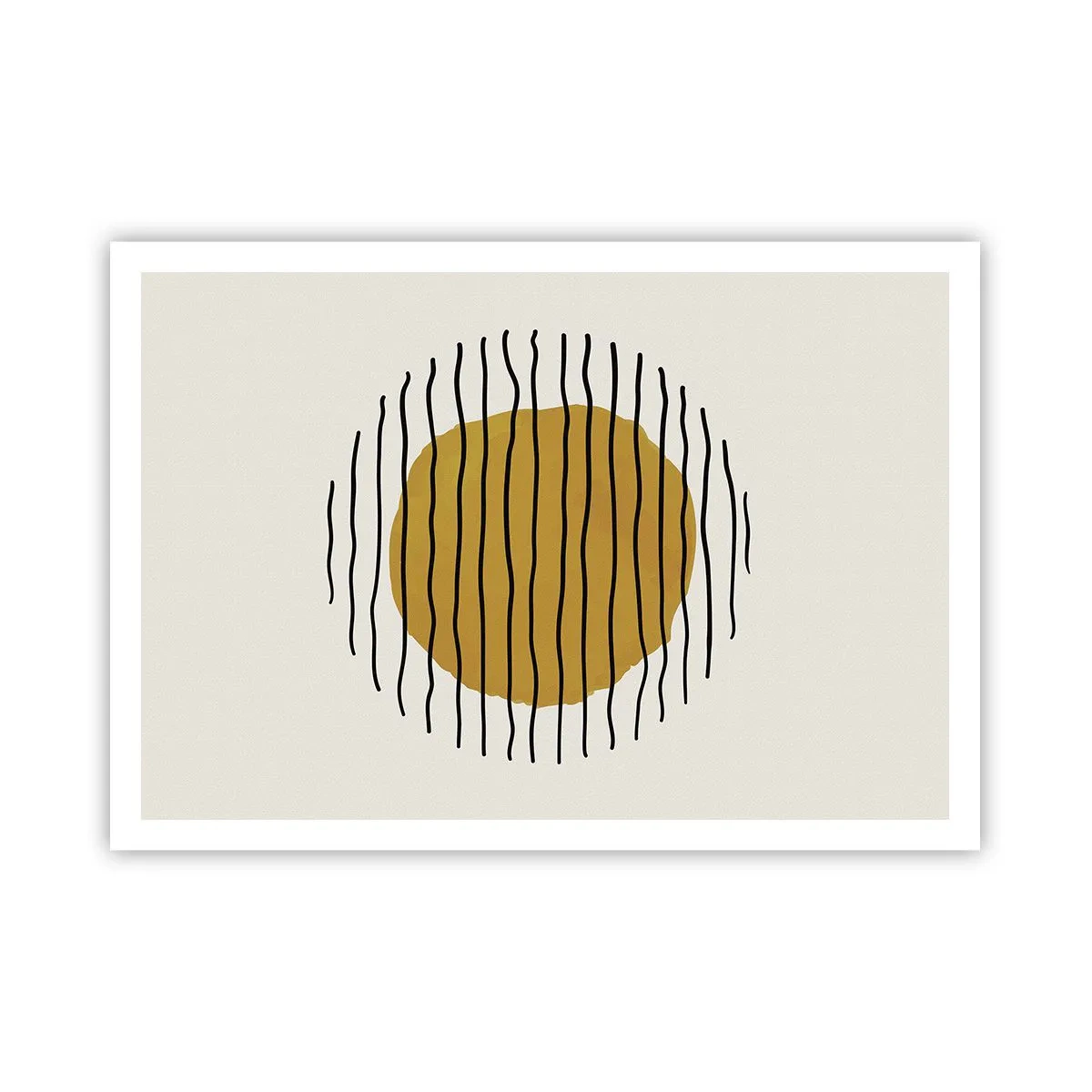 Poster - Abstract Shivering from Heat - 100x70 cm