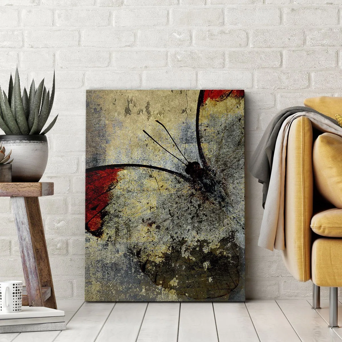 Canvas picture - Look before I Disappear - 45x80 cm