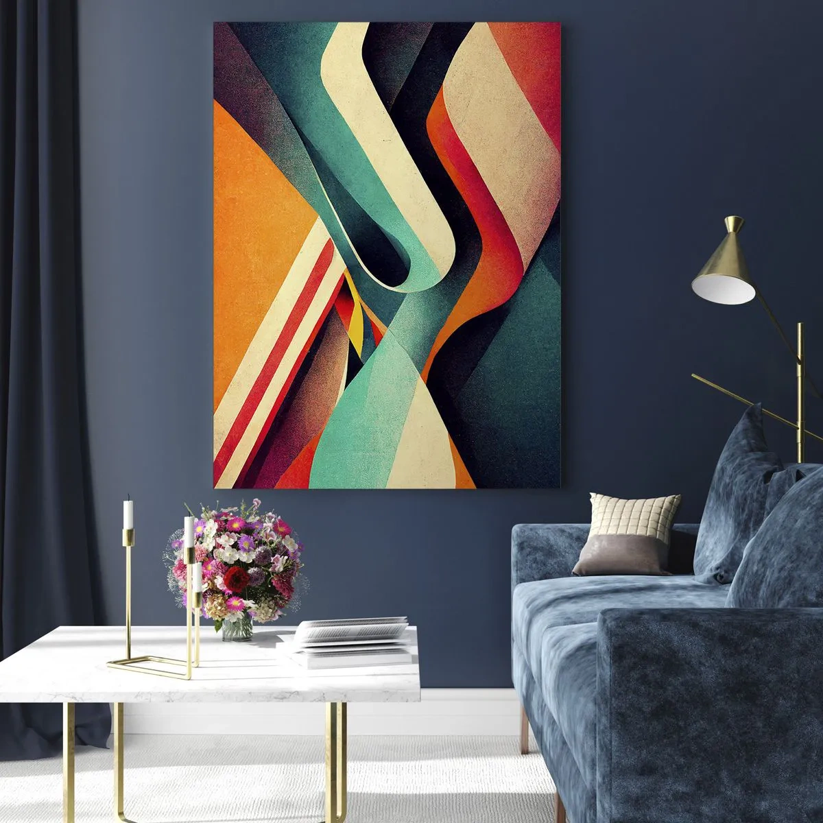 Glass picture - Intense Composition - 70x100 cm