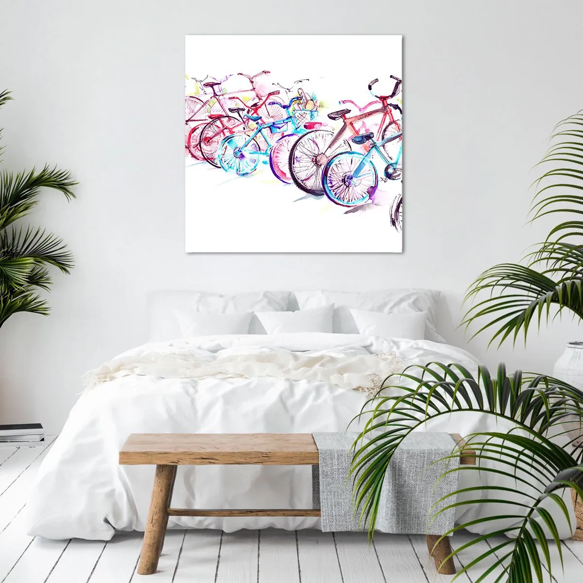 Canvas picture - Anti-moto Club Reunion - 50x50 cm