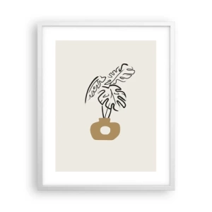 Poster in white frmae - Monstera - House Decoration - 40x50 cm