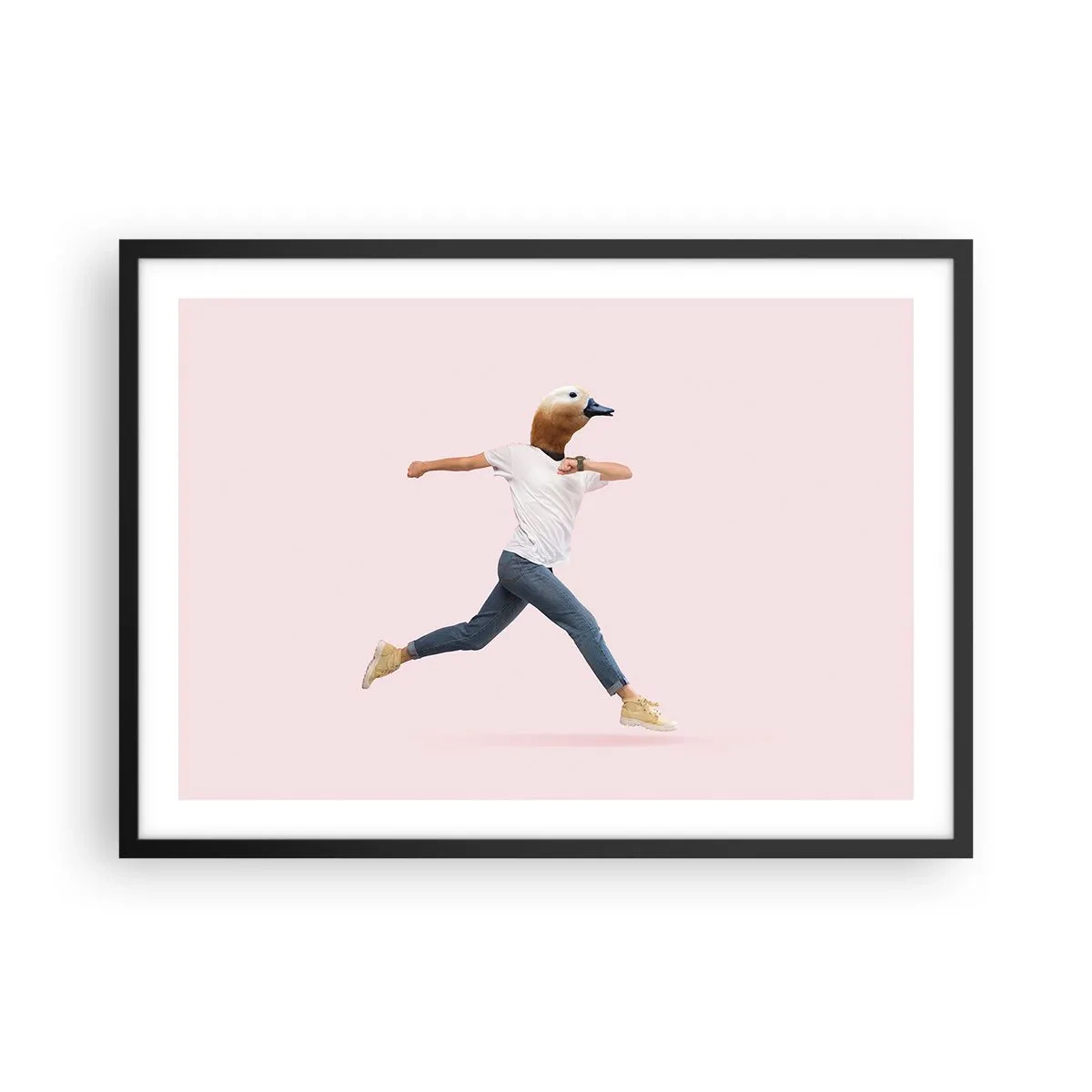 Poster in black frame - Pinch of Absurd - 70x50 cm