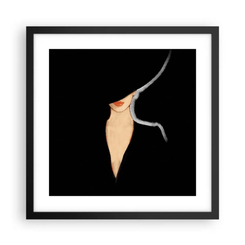 Poster in black frame - Elegance and Style - 40x40 cm