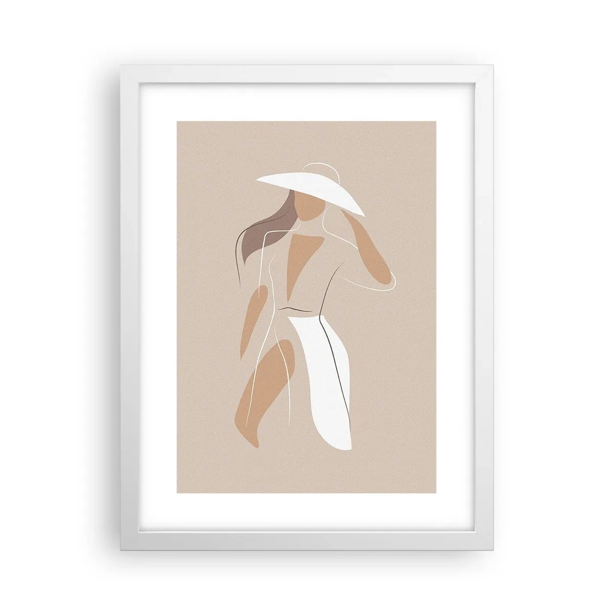 Poster in white frmae - Fashion Is Fun - 30x40 cm