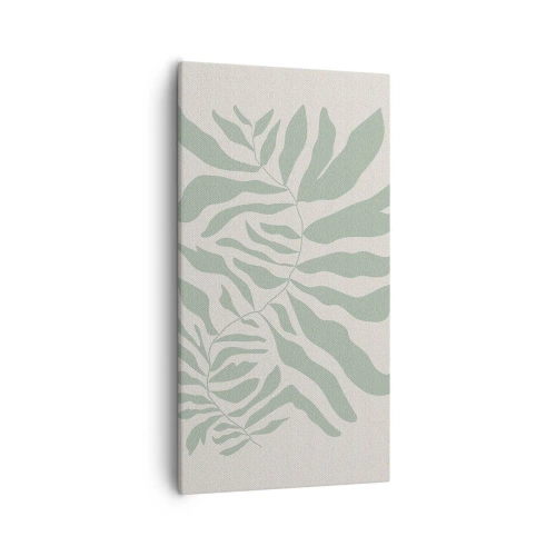 Canvas picture - Emerald Branch - 55x100 cm