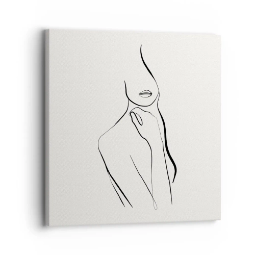 Canvas picture - Wave of Melancholy - 30x30 cm