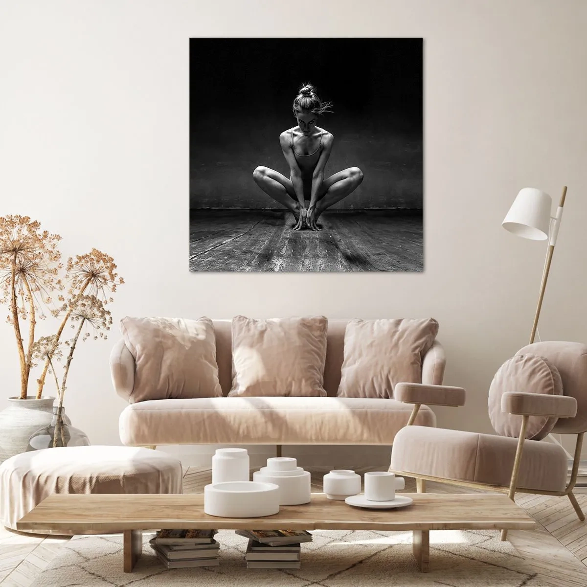 Canvas picture - Concentration of Dancing Energy - 60x60 cm