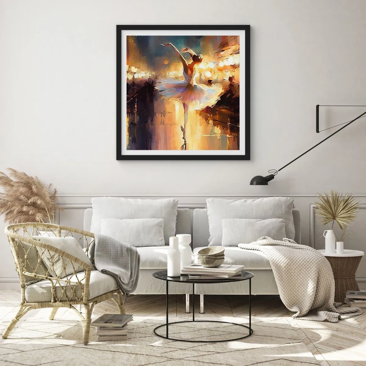 Poster in black frame - Miracle on the Street - 40x40 cm