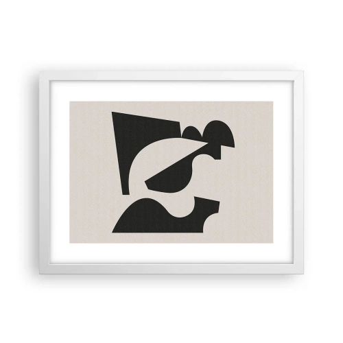Poster in white frmae - For Self-construction - 40x30 cm