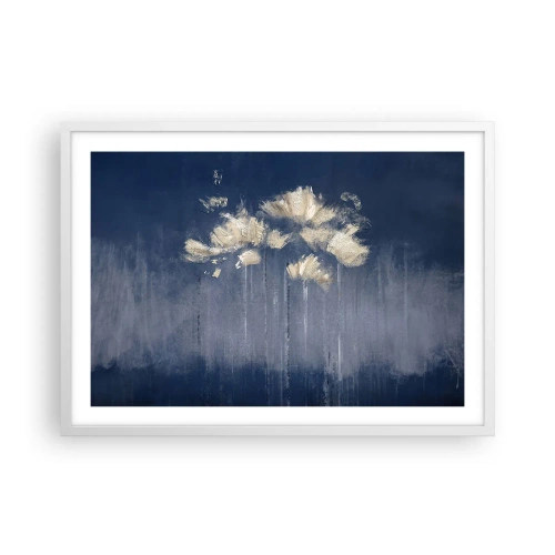 Poster in white frmae - Like Flakes in the Wind - 70x50 cm
