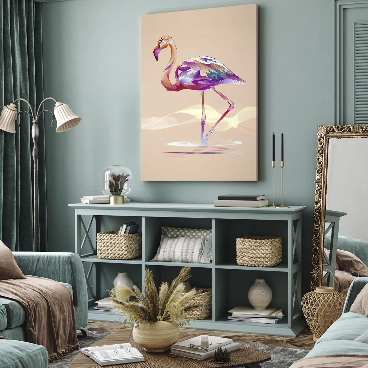 Canvas picture - Bird of Good Emotions - 70x100 cm