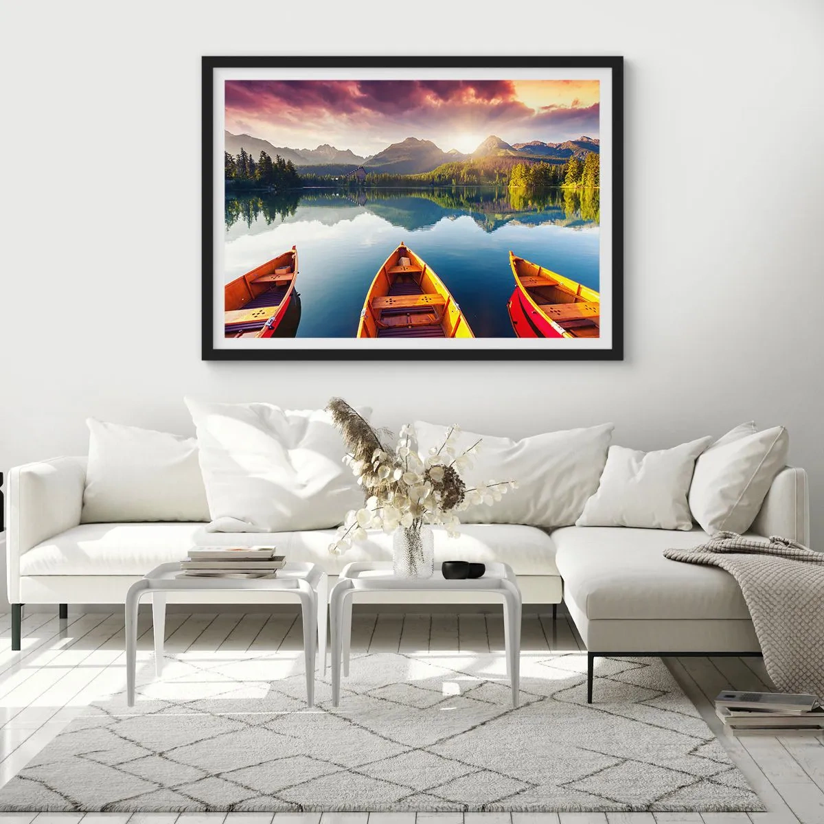 Poster in black frame - Nothing against Nature - 100x70 cm