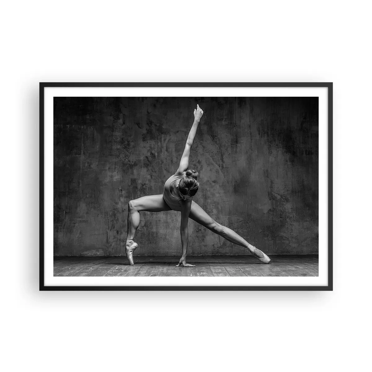 Poster in black frame - Ideal of Balance - 100x70 cm