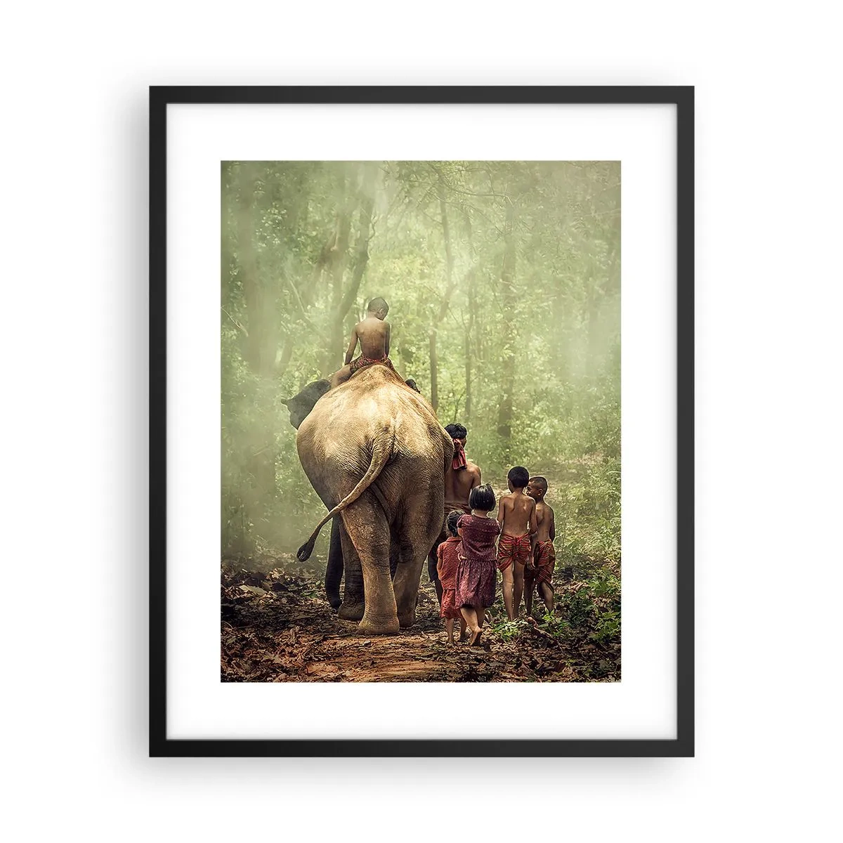 Poster in black frame - New Jungle Book - 40x50 cm