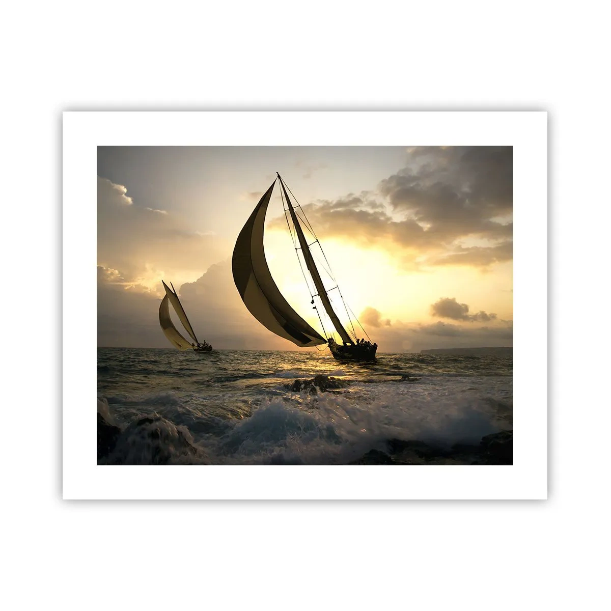 Poster - With and against the Wind - 50x40 cm
