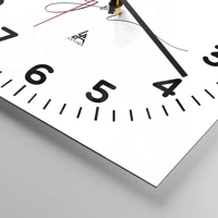 Clock face with numbers