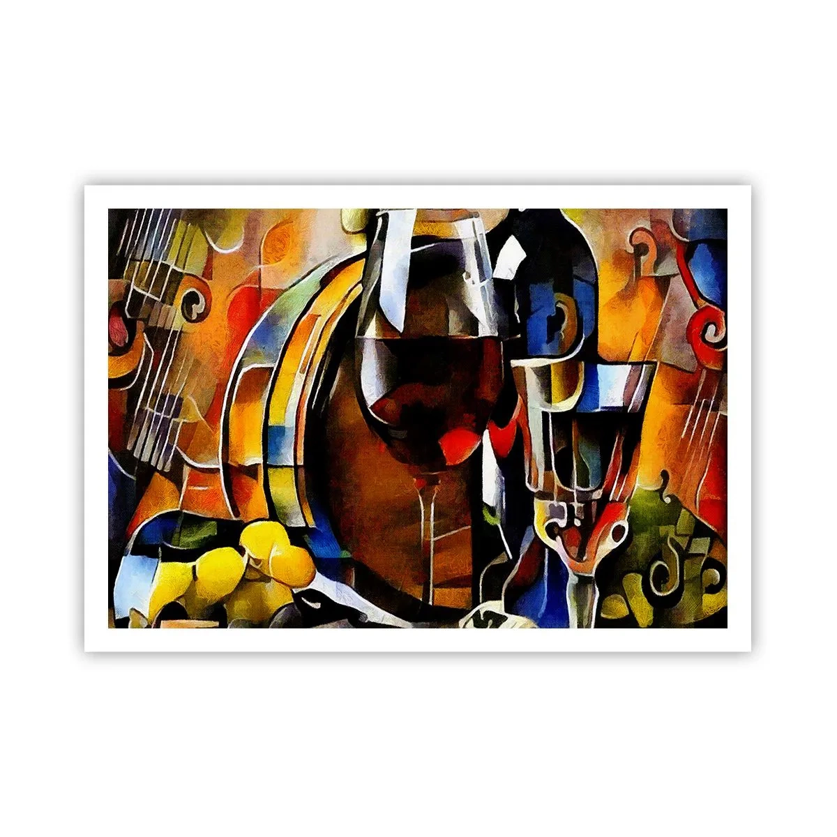 Poster - And The World Fills With Colours - 100x70 cm