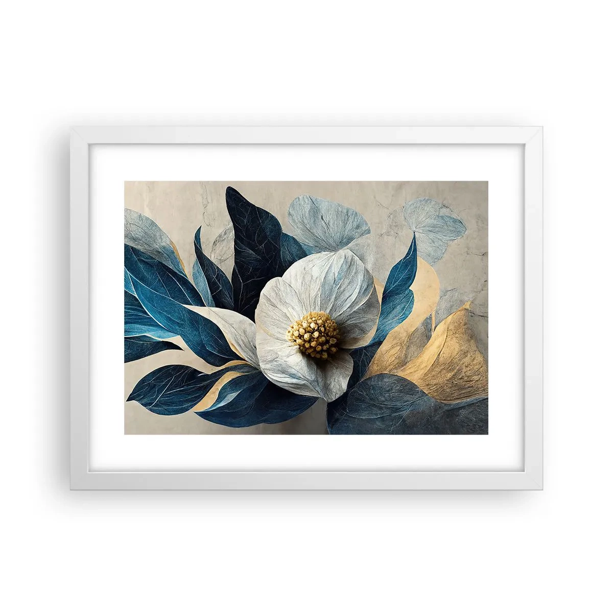 Poster in white frmae - With a Heart of Gold - 40x30 cm