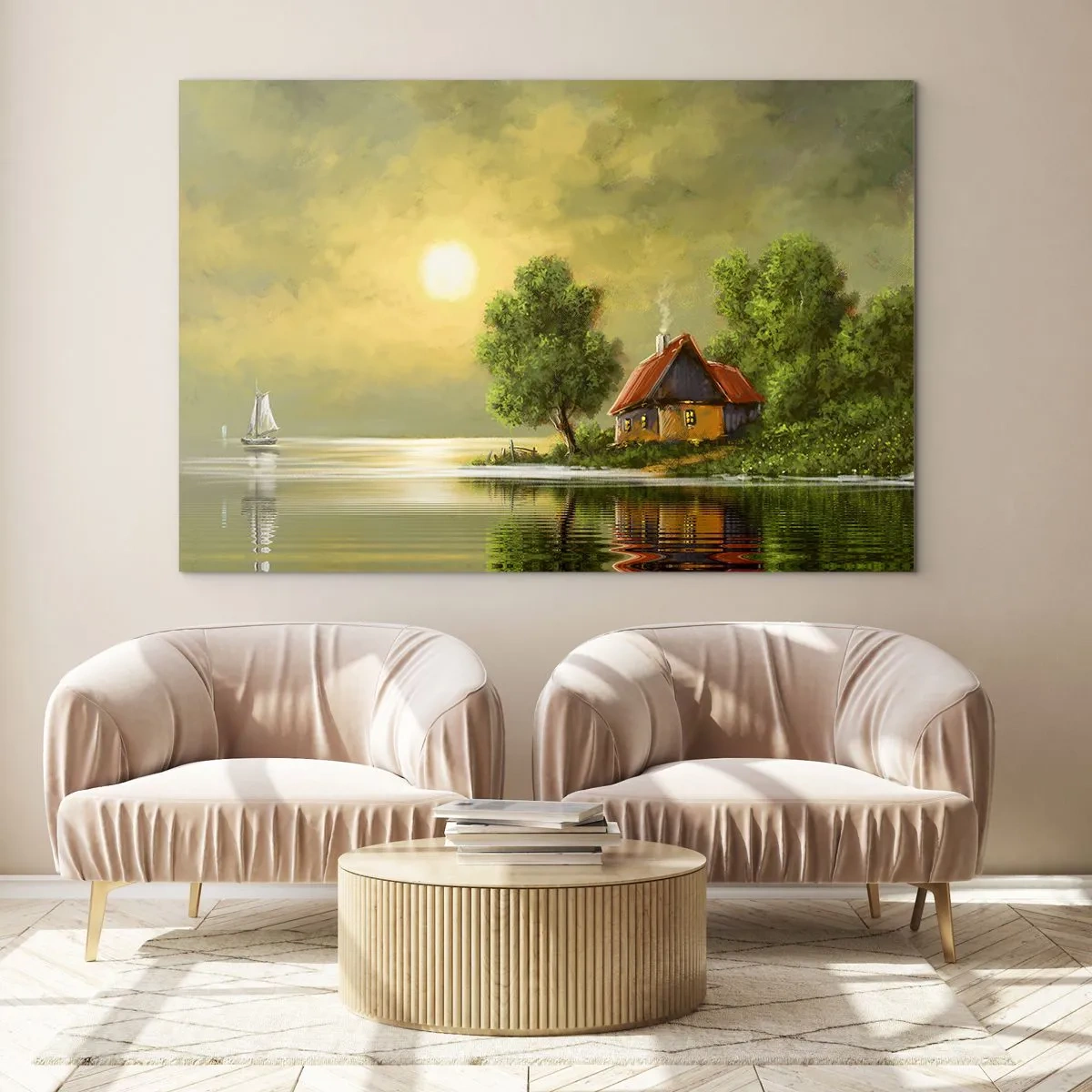 Glass picture - Pretty As a Picture - 120x80 cm
