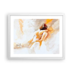 Poster in white frmae - Heavenly Embrace - 50x40 cm