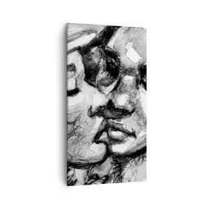 Canvas picture - Tender Moment - 55x100 cm