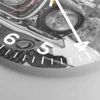 Clock face with numbers
