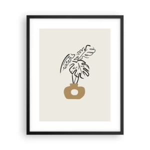 Poster in black frame - Monstera - House Decoration - 40x50 cm