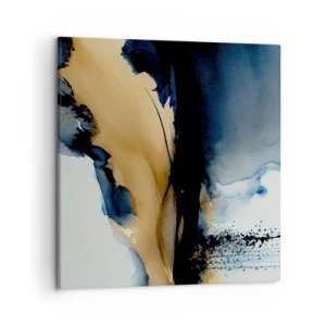 Canvas picture - Behind the Curtain - 50x50 cm