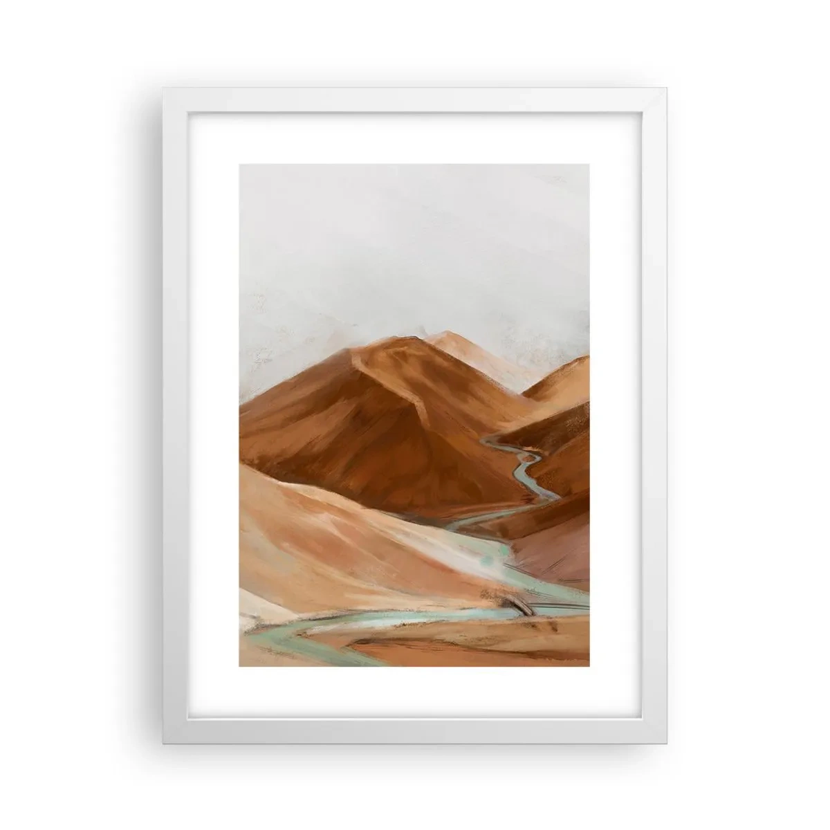 Poster in white frmae - To the Source - 30x40 cm