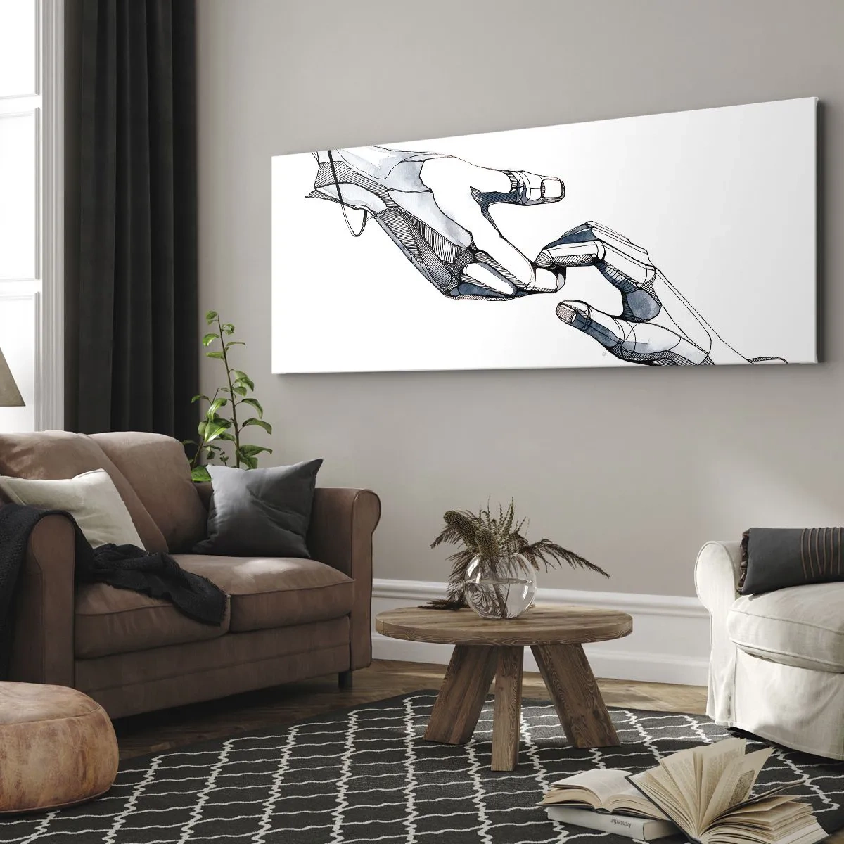 Canvas picture - Good Gesture - 100x40 cm