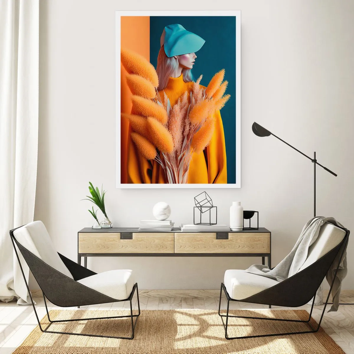 Poster - Fluffy Portrait - 70x100 cm