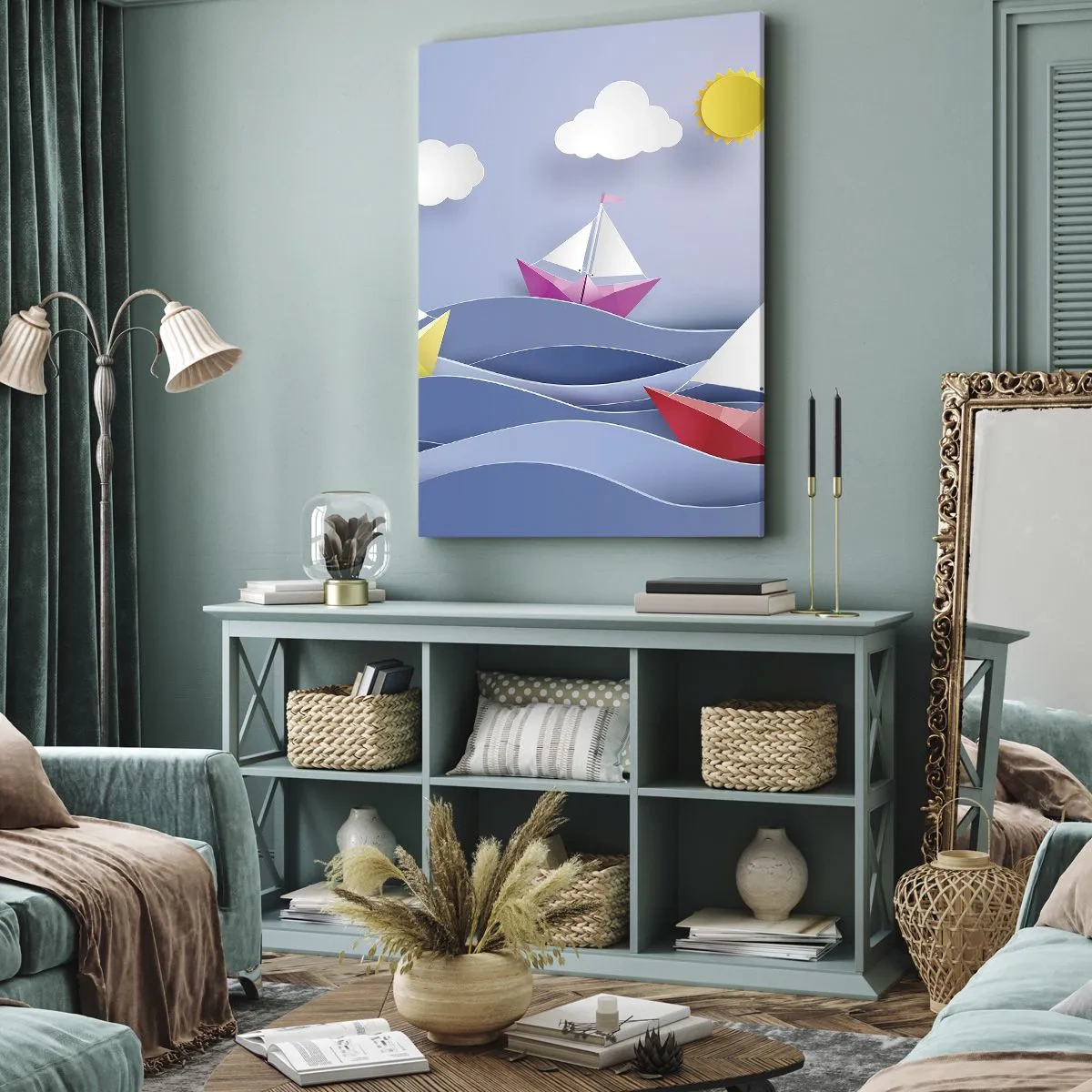 Canvas picture - Rocking the Waves - 70x100 cm