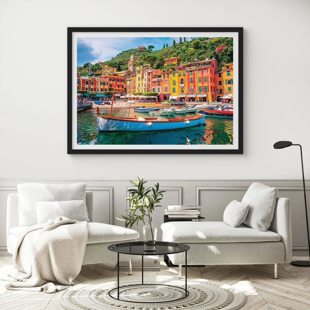 Poster in black frame - Italian Morning - 40x30 cm