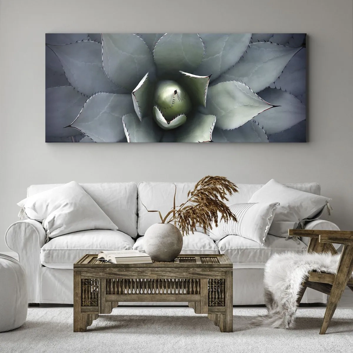 Canvas picture - Attracts and Warns - 90x30 cm