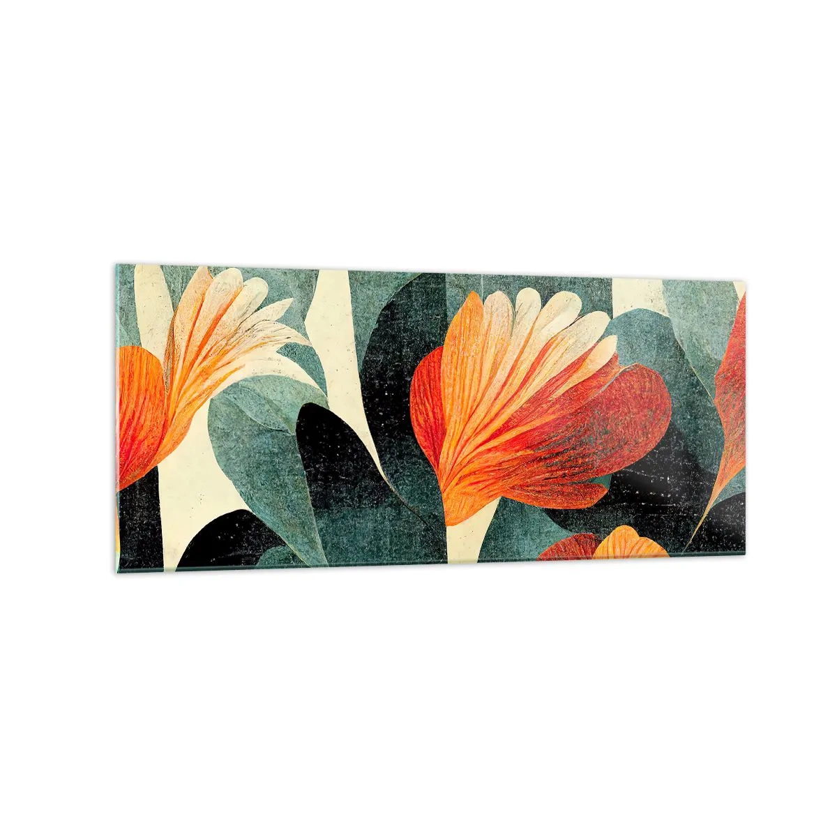 Glass picture - Heat of the Tropics, Coolness of the Ground - 120x50 cm