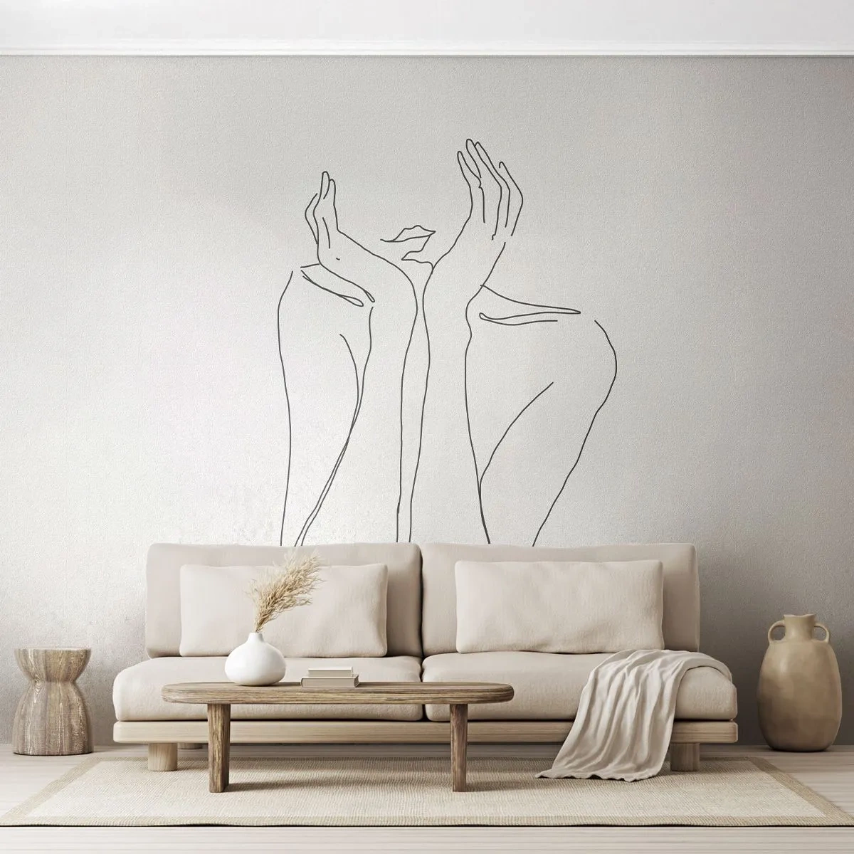 Photo Wallpaper Premium Sand - What Girls Are Dreaming of - Woman, Graphics, Piece - 150x105 cm