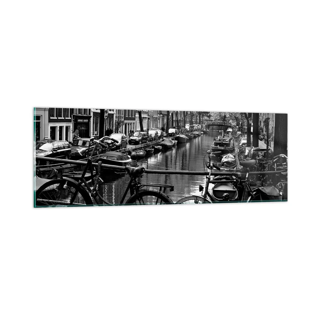 Glass picture - A Very Dutch View - 90x30 cm