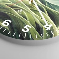 Clock face with numbers