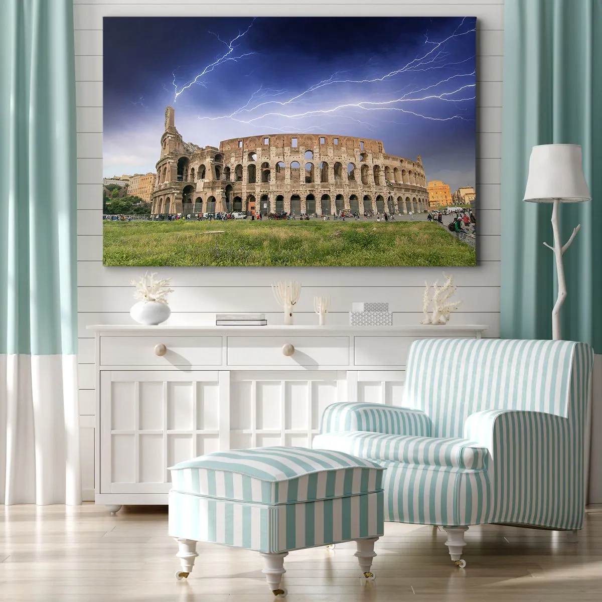 Canvas picture - Battle Arena - 120x80 cm