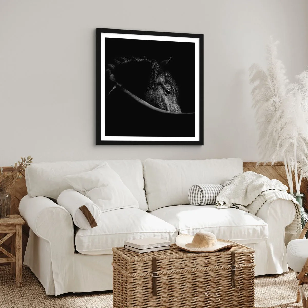 Poster in black frame - Black Prince - 40x40 cm