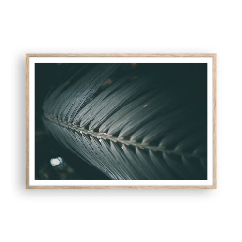 Poster in light oak frame - Precision of Nature - 100x70 cm