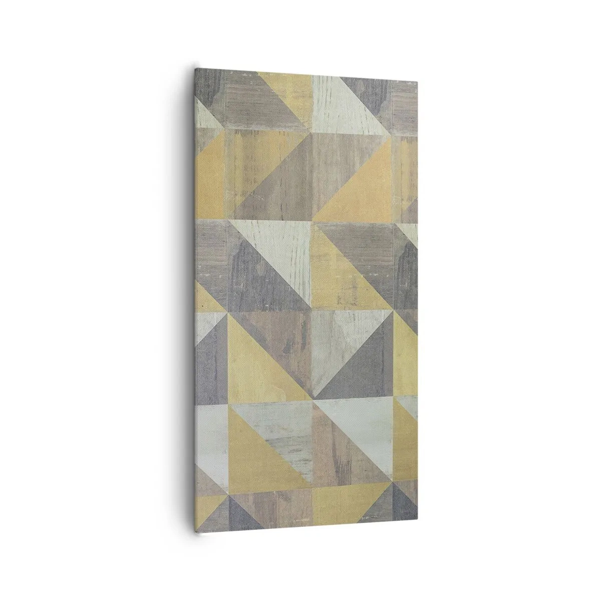 Canvas picture - The Art. of Triangles - 65x120 cm