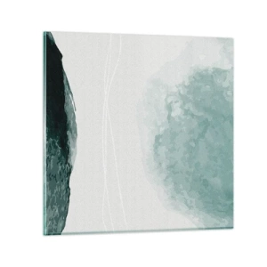 Glass picture - Encounter With Fog - 40x40 cm