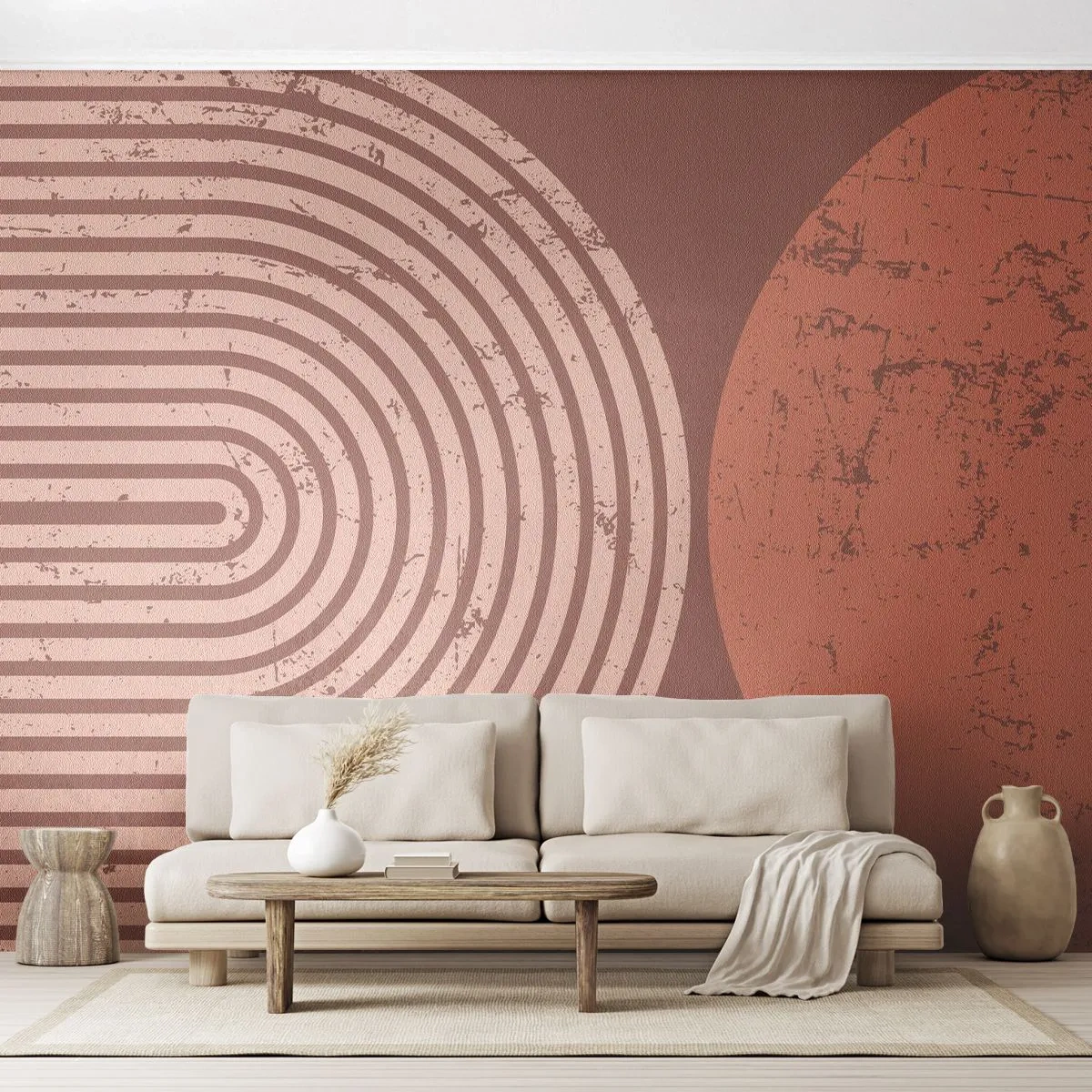 Self-Adhesive Photo Wallpaper Deluxe Sticker - Close Relationship - Minimalism, Modern, Abstraction - 450x315 cm